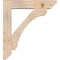 Ekena Millwork Legacy Slat Smooth Bracket w/ Offset Brace, Douglas Fir, 7 1/2"W x 36"D x 40"H BKT0806X36X40LEC06SDF - alternate 2